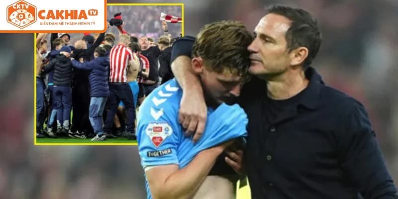 Frank Lampard xúc động sau thất bại đau đớn của Coventry City ở trận play-off